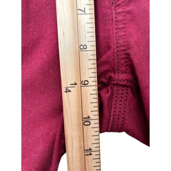 5.11 Tactical Defender-Flex Slim Jeans Womens Size 8 Long Red Mid Rise Utility - Picture 9 of 14